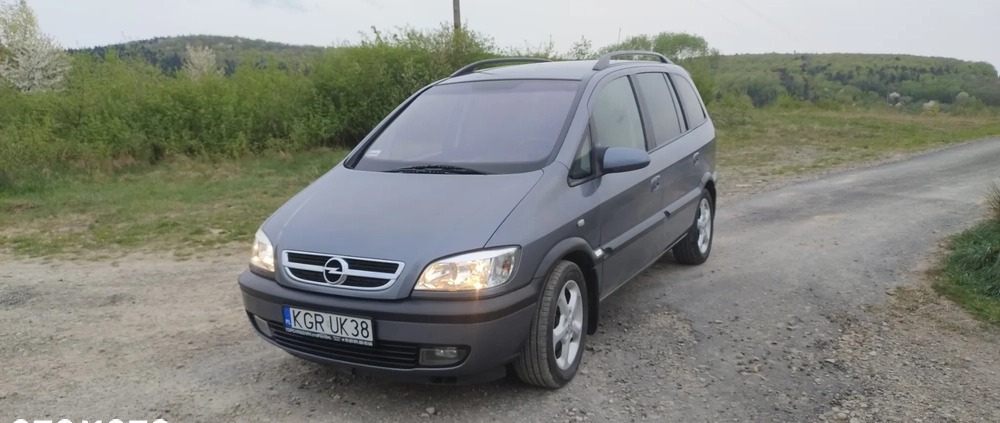 Opel Zafira cena 6999 przebieg: 241473, rok produkcji 2004 z Barcin małe 326
